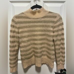 Beautiful cropped cashmere blend sweater.  Excellent condition!